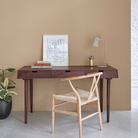 Bureau en manguier massif 140 cm (1/5)