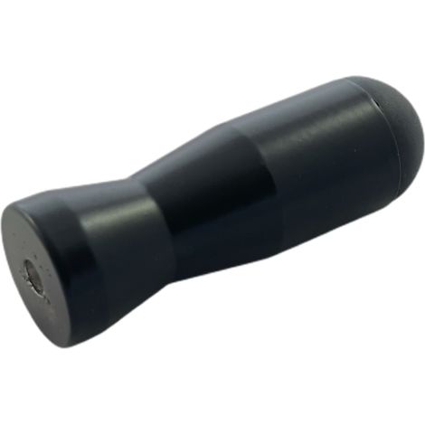 Butoir mural MADE IN FRANCE en alu anodisé noir & bouchon amortisseur en élastomère noir. Diamètre 26mm et longueur 76mm. (Copie) (1/3)