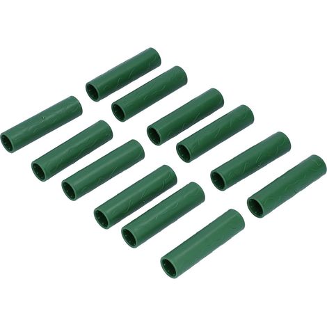12-teiliges Verbindungsrohr für Gartenspaliere, Kletterpflanzenstützen und Pfahlverbinder, 11 mm Innendurchmesser (1/5)