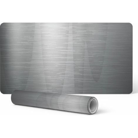 Alfombrilla antideslizante para escritorio con gr谩fico de l铆neas verticales y sombras, 90x45 cm. (1/5)