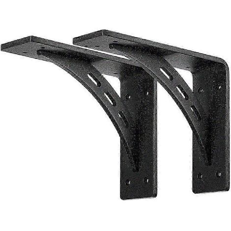 Support d'étagère robuste supportant une charge maximale de 500 kg (1100 lb), ensemble de supports de cheminée en métal, manteau de cheminée en 2 pièces, M QAQ (1/5)