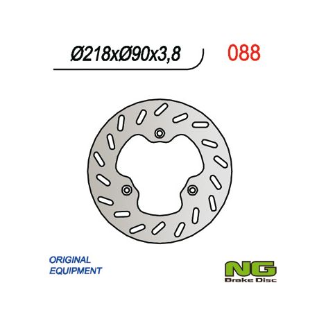 Vorderrad-Bremsscheibe NG Brakes für Motorrad Derbi 50 YUMBO 1988