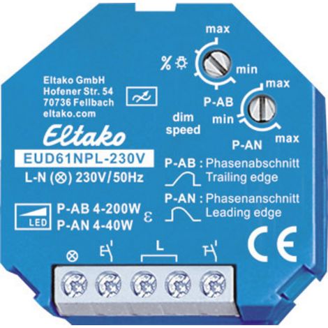 Eltako 61100832 Universal-Dimmer  Blau