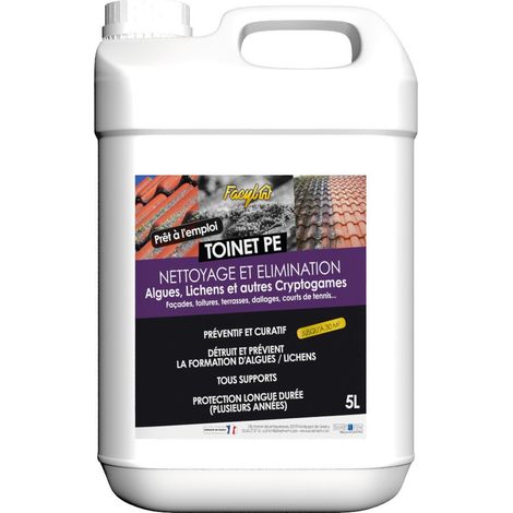 Detergente e trattamento per tetti e facciate Toinet PE tanica da 5 L
