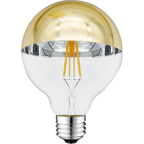 Ampoule LED G95 E27 – Demi Verre Doré – 7W – 800lm – 2700K – Optonica (1/3)