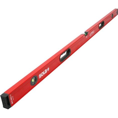 Sola Big Red 3 Wasserwaage 150cm mit 2 Griffen rot pulverbeschichtet Aluminium