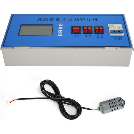 Couveuse numérique automatique à écran LCD intelligent pour œufs de poule, contrôleur de température et d'humidité 220V