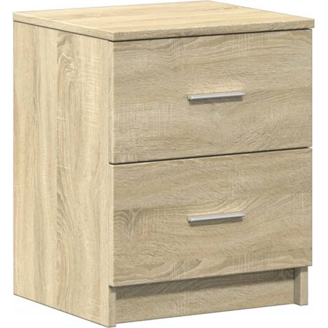 Maison Exclusive - Nachttisch mit 2 Schubladen Sonoma-Eiche 40x36
