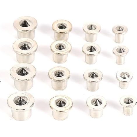 Zentrierstifte aus massivem Stahl 16 teilig 6 mm 8 mm 10 mm