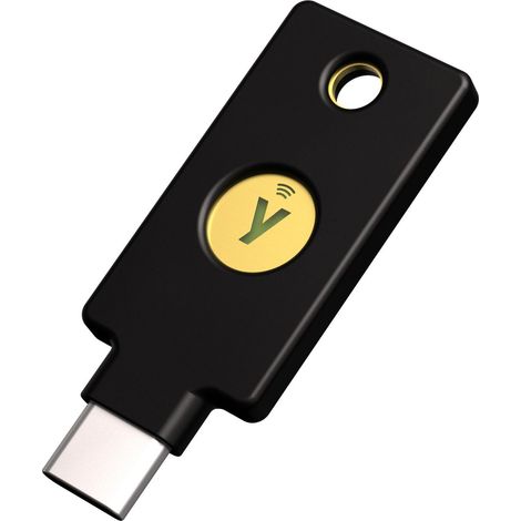 Clé de sécurité NFC Yubico YubiKey 5C - USB-C, firmware 5.4.3, référence 5060408464236