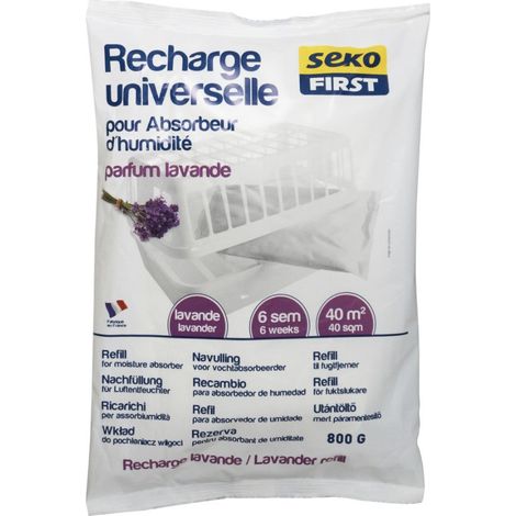 RICARICA ALLA LAVANDA PER ASSORBIUMIDITÀ SEKOFIRST 800GR