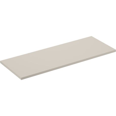 Waschtischplatte NOXERA – 120 cm – Mattes Beige – Aufsatzmontage – Hochwertige MDF-Finish