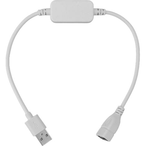 Ortviai Variateur LED USB Bluetooth IP44 pour Bande Lumineuse Monocouleur – Blanc, Sans Fil, 6 A