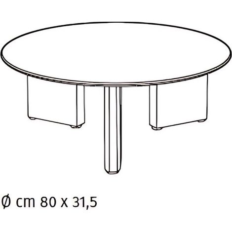 Tavolino da salotto Dot con top in ceramica su vetro marmo calacatta borghini e struttura in metallo verniciato bronzo - Ø 80 cm (1/3)