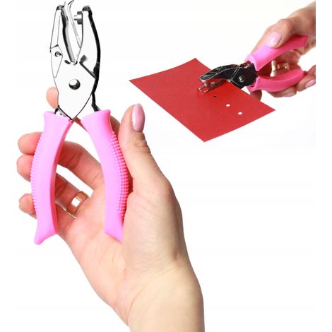 6-mm-Papierlocher. Praktischer in Form einer Zange. Für die Kartenherstellung.