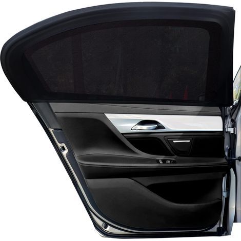 2 Pièces Pare-Soleil Voiture Bébé, pour fenêtre latérale de Voiture, Anti-moustiquaire pour bébé, Protection pour Enfants,pour 98% Toutes Les Voitures(12057CM) (1/4)