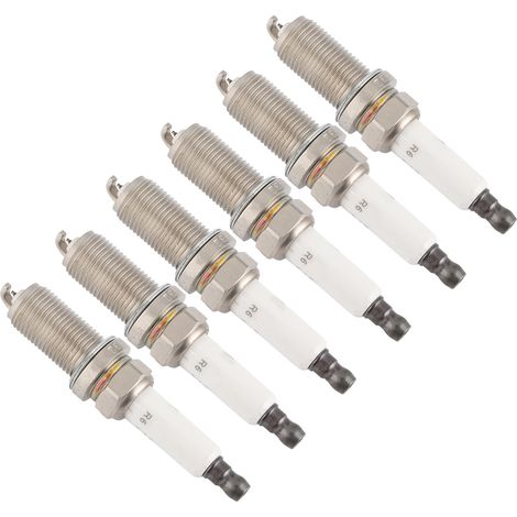6 bougies d'allumage Platnum 12122158253 compatibles BMW Série 1 E81 E87 E88, Série 3 E90, remplacement moteur, pack de 6 pièces (1/5)