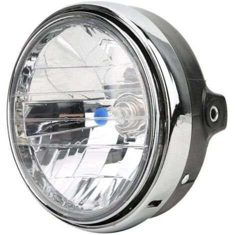 Green Mobility-Phare de moto , phare de moto rétro compatible avec CB400/Hornet 250/VTEC (lentille transparente) (1/4)