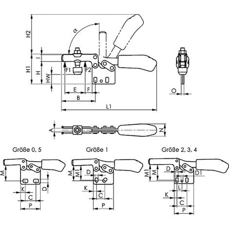 AMF Waagrechtspanner Nr.6871 Gr.50 (1/3)