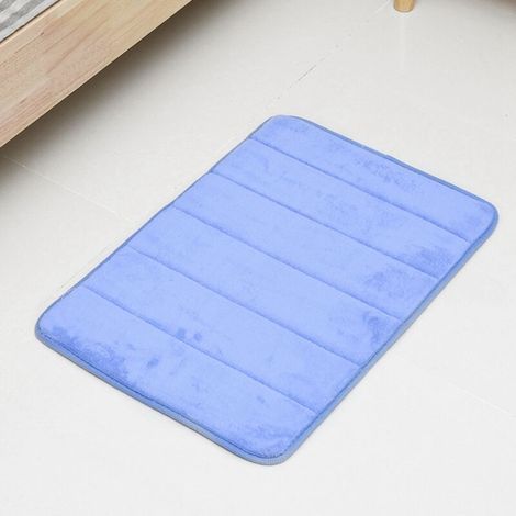 Tapis de sol en rouleau antidérapant à séchage rapide pour la maison (bleu foncé) (1/5)