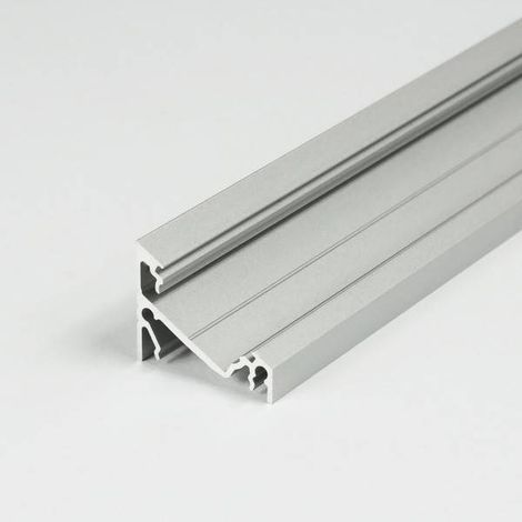 PROVISTON LED Aluminiumprofil 24 x 19.4 x 2000 mm Weiss Led-Beleuchtung Indirekte Beleuchtung LED Leisten 1 Stück (1/5)