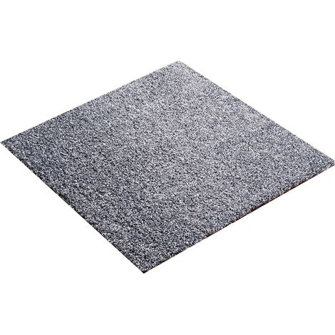 Dalles de Moquette Autoadhésives 457x457 mm Lot de 10,Revêtement Doux et Confortable pour Salon et Chambre,Facile à Installer,Gris,Couverture 21m² (1/5)