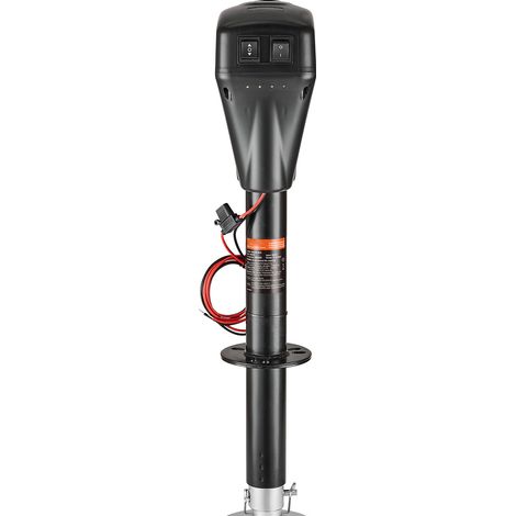 Mophorn cric elettrico per rimorchio, capacità 5000 libbre, cric elettrico per camper ad alta resistenza con connettore a 2 vie, manovella manuale e copertura resistente alle intemperie (1/5)