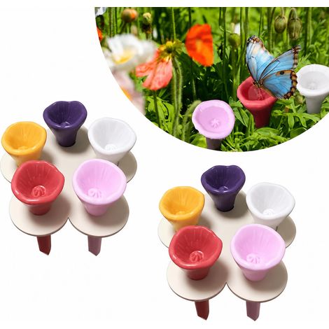 Abreuvoir pour abeilles en forme de fleur en résine (pack de 2) (1/5)