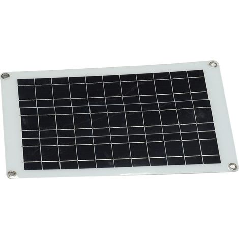 Kit de panneau solaire avec contrôleur 100A, panneau solaire portable 18V en polysilicium avec deux ports USB pour le camping, la randonnée et les voyages (1/5)