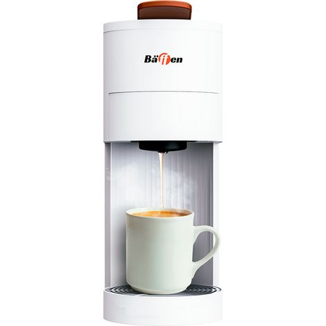 Cafetière multicap 4 en 1, 1400 W, blanche