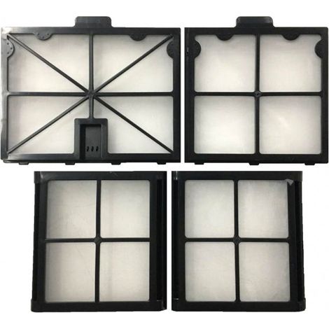 4 Cartucce Filtro Gradazione Grande 100 Micron per Robot Piscina Maytronics Dolphin Poolstyle AG Plus - Advance / Liberty 200 - 300 - 400 / E20 - E25 / S100 / Run20 / SX20 / SM20 / Mr20 / Mini Kart / (1/2)