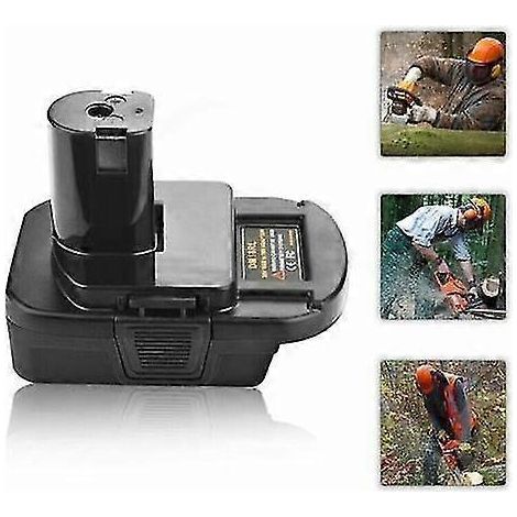 Adaptateur convertisseur de batterie Dewalt Milwaukee 20 V/18 V vers Ryobi 18 V