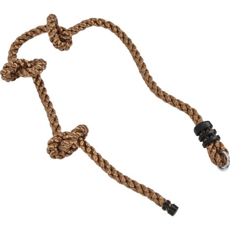 Corde d'escalade pour enfants, haute résistance, 3 nœuds, corde de suspension sécurisée pour balançoires, balcon, jardin (1/5)