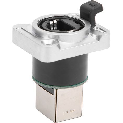 Connecteur RJ45 coudé étanche, isolant rond, fiche aviation YTRJ45 (1/5)
