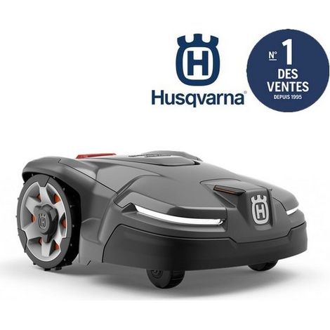 Husqvarna – Robot tondeuse 405X – Surface d'action jusqu'à 600 m² – Largeur de coupe 22 cm – Pente maximale 40% – Compatible avec Alexa et Google Home (1/5)