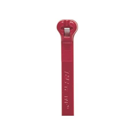 Serre-câbles ABB 186mm x 4,9 mm Rouge en Nylon 66 ( Prix pour Paquet de 1000 )