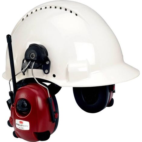 3M Peltor Alert M2RX7P3E2-01 cuffia antirumore rossa