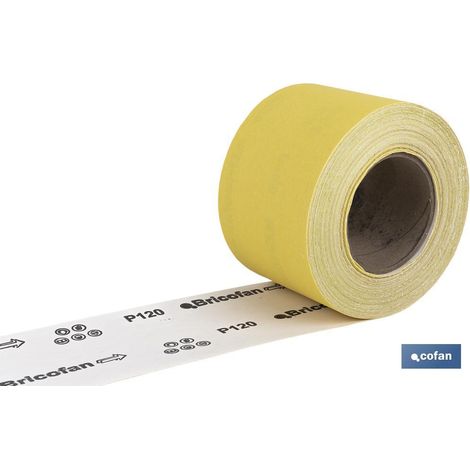 Rollo Lija De Papel 100 x 25 M. G.120