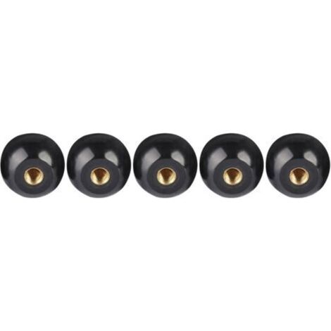 5 pièces noir bakélite boule levier bouton cuivre Insert M12 40 remplacement de Machine-outil