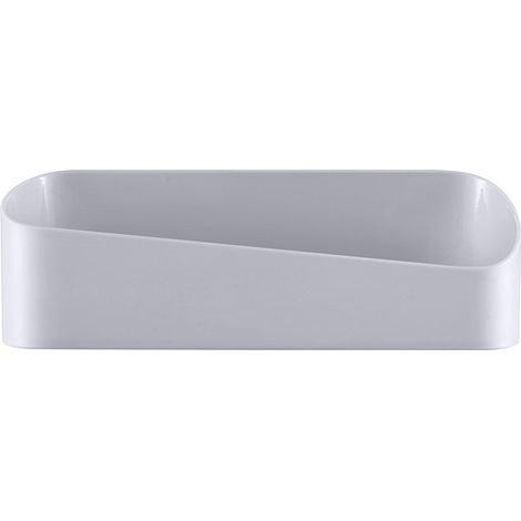 Etagere Salle De Bains - Support Mural Adhesif En Plastique Robuste - Sans Perçage - Pour Rangement Salle De Bains - 1 Pièce (1/5)