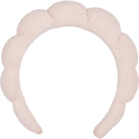 Serre-tête en microfibre rose poudré (1/3)