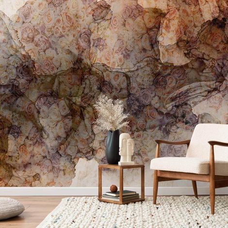 Papel pintado artgeist floral tejido no tejido 200x140 cm