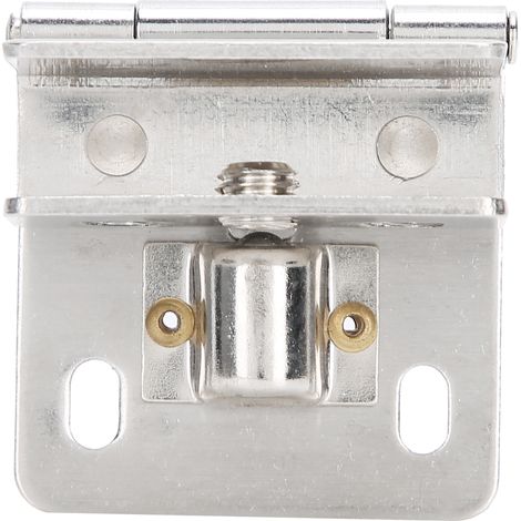 Charnière de porte en verre sans perçage, clip en acier inoxydable, support de meuble, pince, fournitures ménagères (1/5)