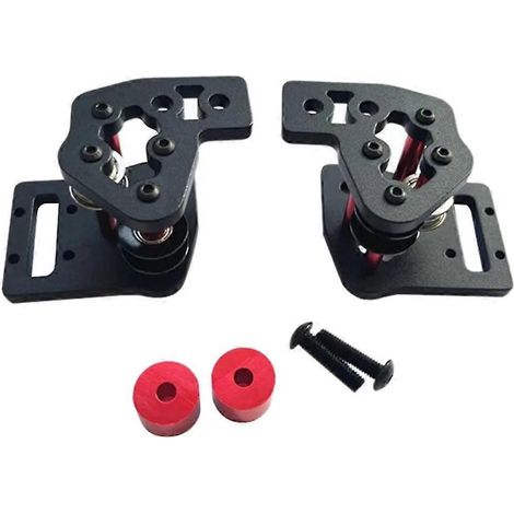 Lot de 2 supports/supports de galets tendeurs gauche et droit entièrement métalliques pour imprimante 3D Voron 2.4 R2 Trident (axe X). (1/4)