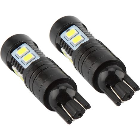 Lot de 2 ampoules LED 50W 921 912 T10 T15 blanc xénon 6000K pour feu de recul et anti-brouillard (1/5)