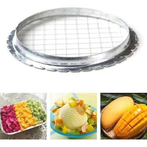 œufs en Acier Inoxydable, Hachoir à œufs Compact et -fruits, Lames de Uniformes pour, Fromage, Fraises, Champignons, Outil de Préparation Facile pour les Cuisiniers à Domicile (1/5)