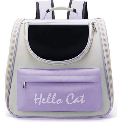 BelleRise - Sac à dos pliable en forme de capsule pour animaux de compagnie, transparent, respirant et résistant à la chaleur (1/5)