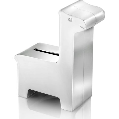 Salvadanaio in argento per bambini, regalo elegante, giraffa, incisione Dimensioni: 8,5x4 cm (altezza 10,5 cm) Codice articolo: ZV6030261