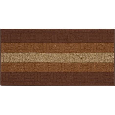 4 x TAPPETO CUCINA MIA MARRONE 50X 80 CM