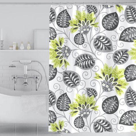 Duschvorhang 150 x 200 cm, schimmelresistent, wasserdicht, Polyester (1/4)
